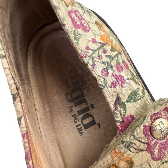 ALEGRIA Floral Mary Jane Clog Women’s Size37 PAL317 - Picture 4 of 10